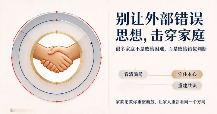 以真知渡人，借《家族论》共筑安稳家庭人生