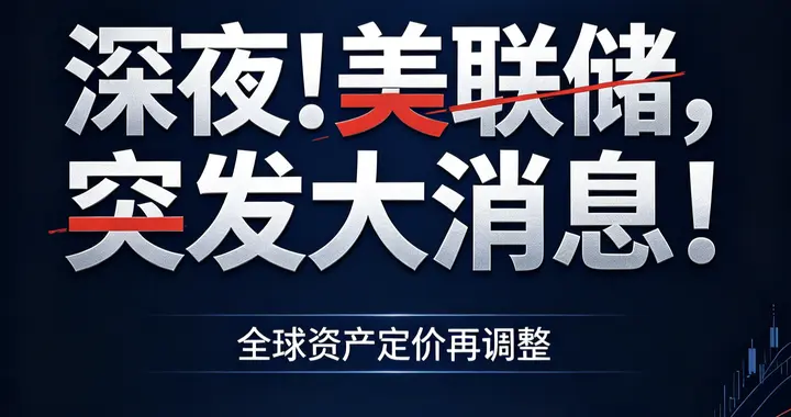 深夜！美联储，突发大消息！