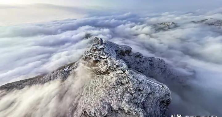 此景只应天上有，南太行王屋山最美冬季