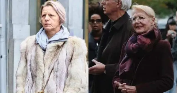 英国奶奶街拍真有女王范：穿着靓丽，秀发有型，驼背发福也优雅