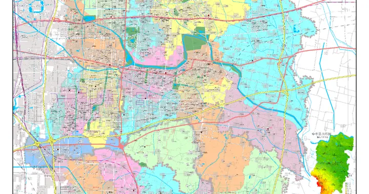 自制版2026年1月中牟县地图，附各个乡镇街道地图