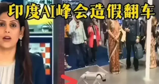 印度AI峰会翻车事件，偷天换日，原来窃取的是我们国家宇树科技的