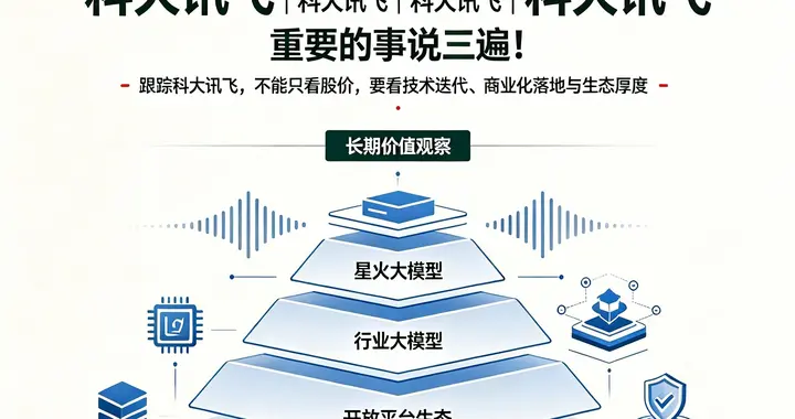 科大讯飞，科大讯飞，科大讯飞，重要的事说三遍！