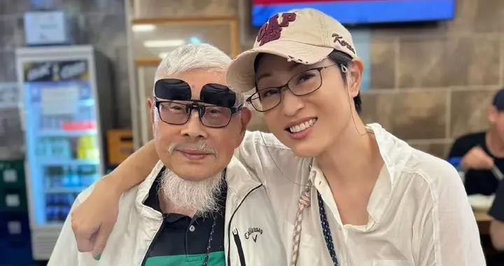 陈法蓉晒中山美食太诱人了！58岁不婚不孕，带着89岁父亲吃遍世界