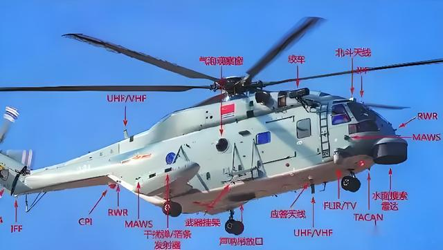 直-18F反潜直升机：航母编队的13吨“深海重锤”武器性能