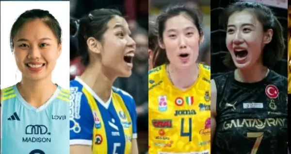 中国女排四巾帼，朱、庄、王、龚同夜爆发，庄宇珊率队摆脱垫底。