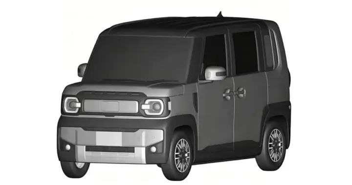 国产又一买菜代步小车，外观很方正硬朗，侧滑门，2+2座椅