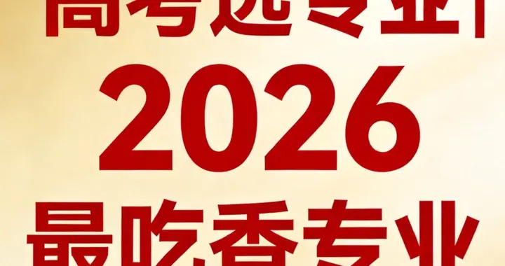 高考填志愿：别再乱选专业了！这4个“铁饭碗”，普通家庭闭眼报
