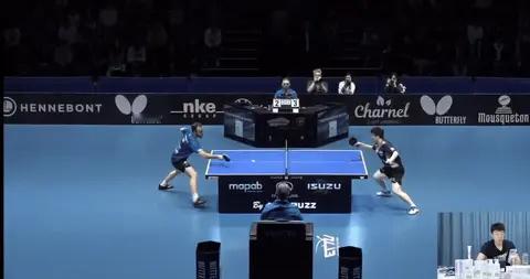 2025-2026赛季欧冠乒乓球联赛¼赛第二盘樊振东3比2逆转西蒙高茨