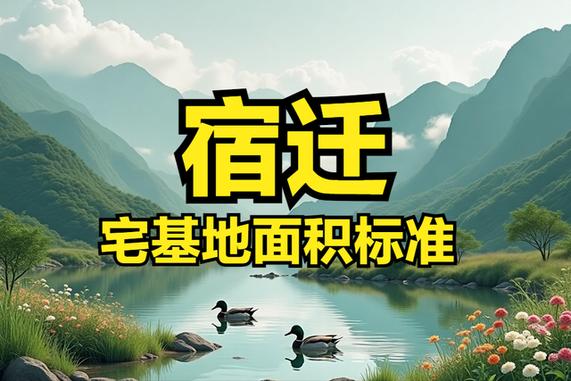 宿迁各区县宅基地面积、建筑面积、建筑高度层高、翻建扩建标准