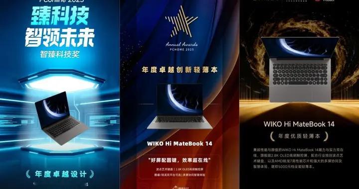 年终换机捡漏！拿下三大奖项的WIKO Hi MateBook 14，稳坐红榜C位