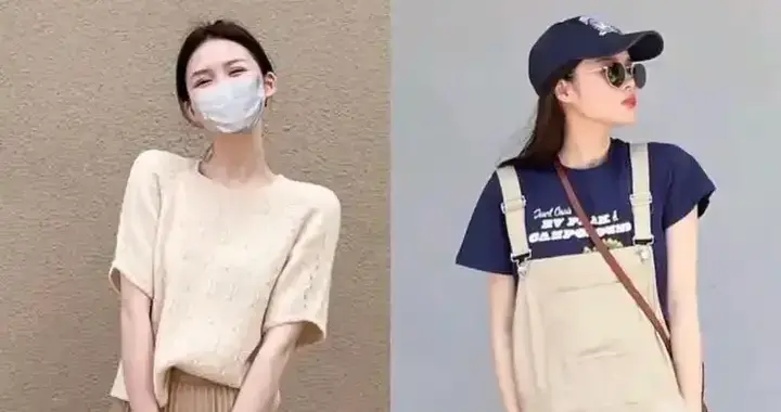 小姐姐夏天穿休闲风太绝了！简单舒服又时髦