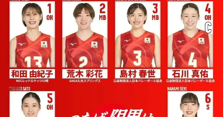 日本女排发布37人集训大名单！人数是中国队的2倍！