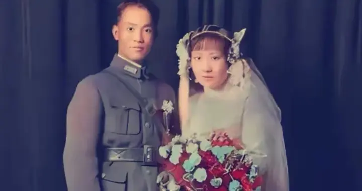 陈诚的夫人有多美？1932年的结婚照里，她一脸娇羞却难掩名门气韵