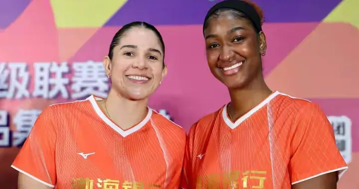 天津女排外援双子星“铁人杯”发挥出色，助力天津女排获得冠军！