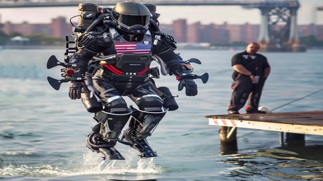 美国水下移动外骨骼，再次震撼全世界，这就是科技的力量！