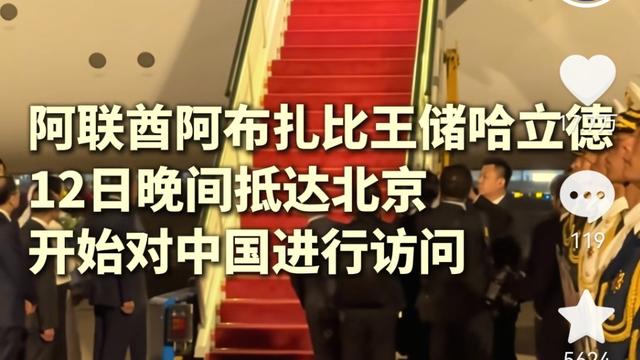 个人意见：阿联酋阿布扎比王储突然访华，意