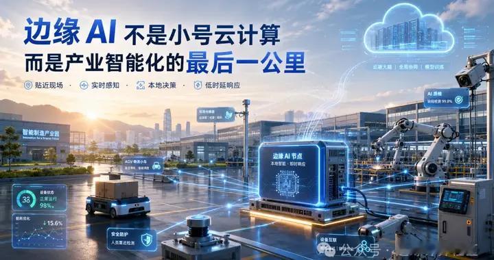 边缘 AI 不是小号云计算，而是产业智能化的最后一公里