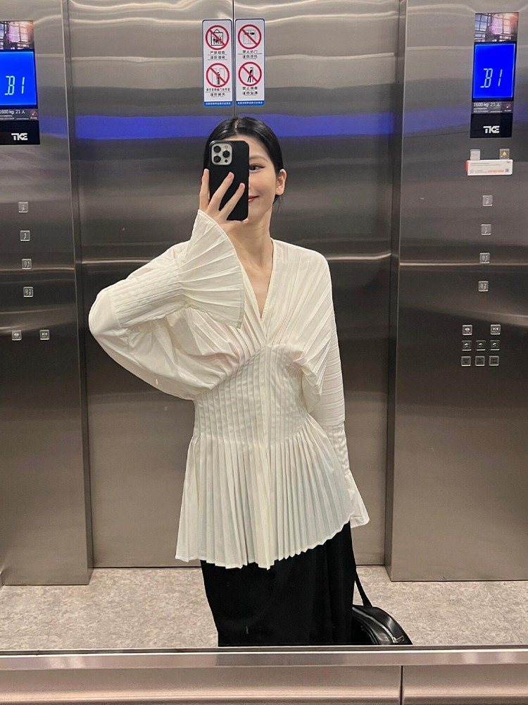 初恋领证小白裙绝美白色衬衫连衣裙