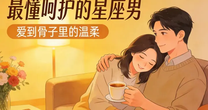 最懂“呵护人”的星座男：不是卑微 是爱到骨子里的温柔！