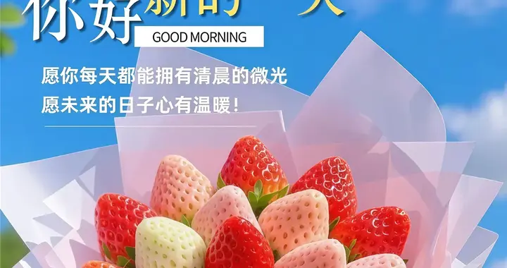 早安！早起的人，先拥抱世界，阳光的心，先遇见好运