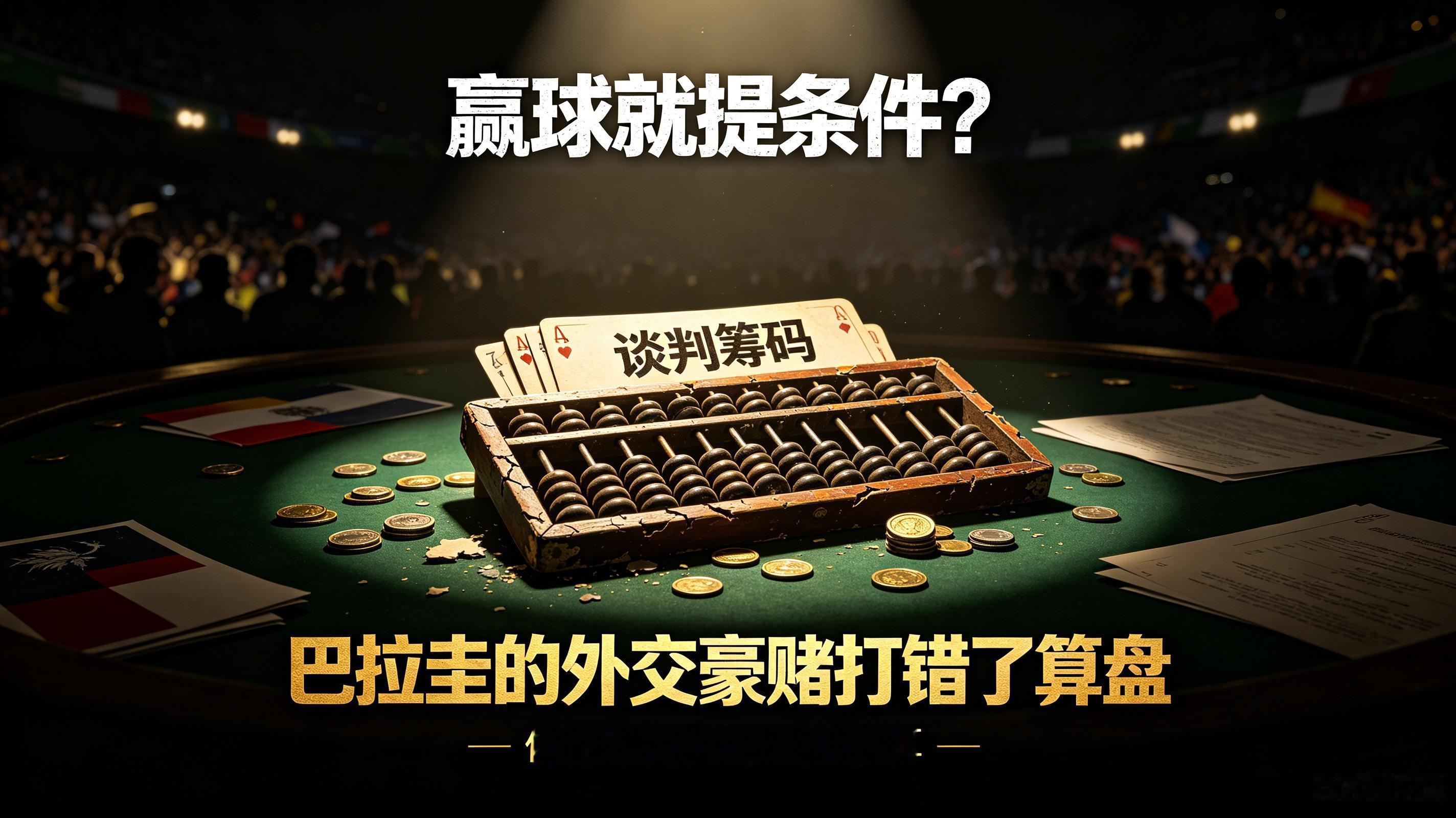 赢球就提条件？巴拉圭的“外交豪赌”打错了算盘  2026年世界杯上，巴...