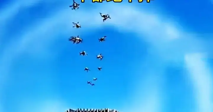 中国电磁杀器专治无人机蜂群，3公里灭敌如电蚊拍灭蚊群