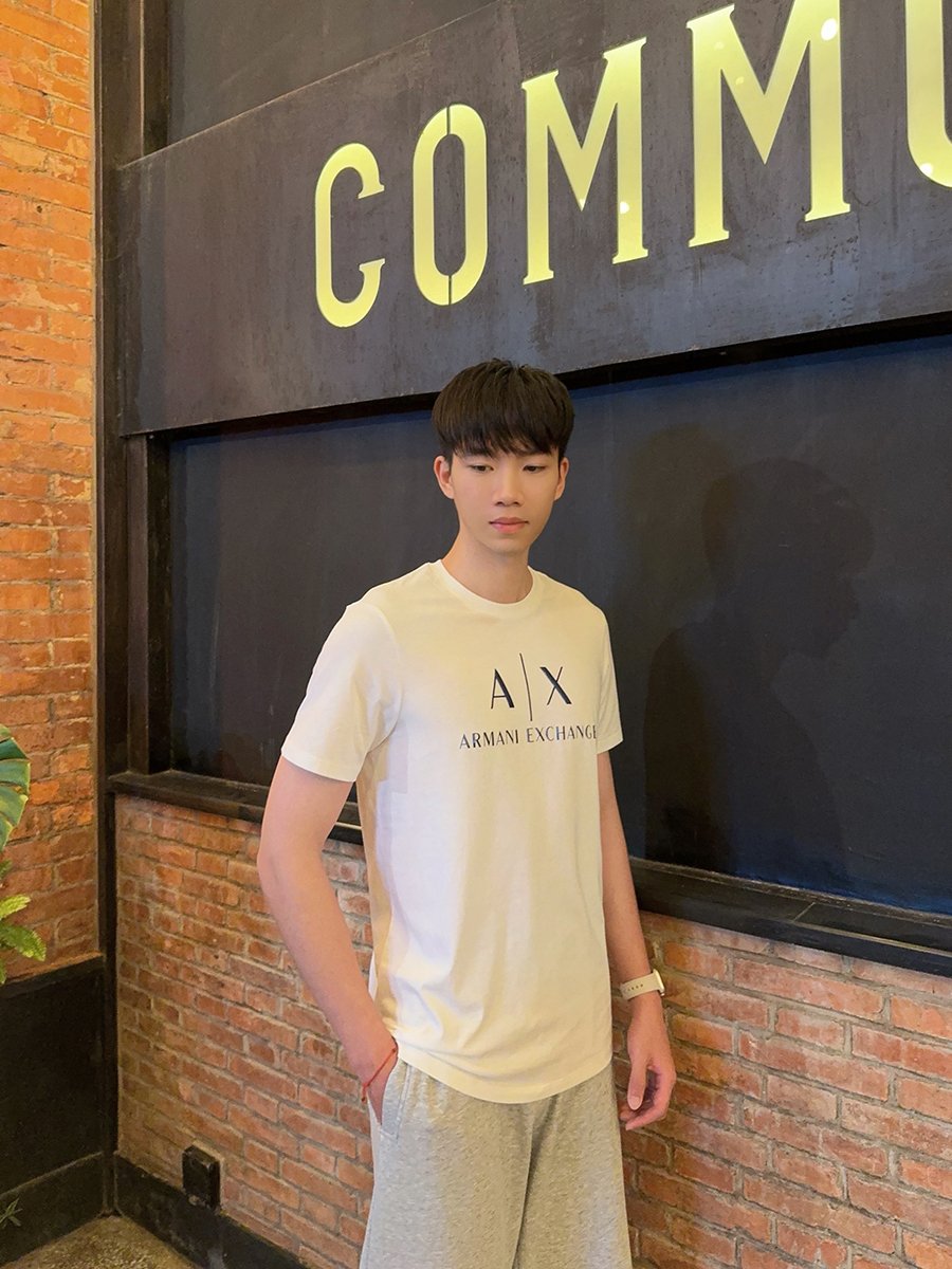 阿玛尼男女全棉圆领短袖休闲T恤