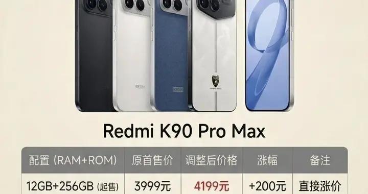 小米手机今日正式调价，红米成为涨价主力最高涨价300！