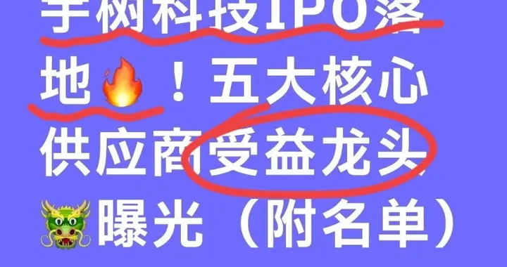 宇树科技IPO落地！五大核心供应商受益龙头曝光（附名单）