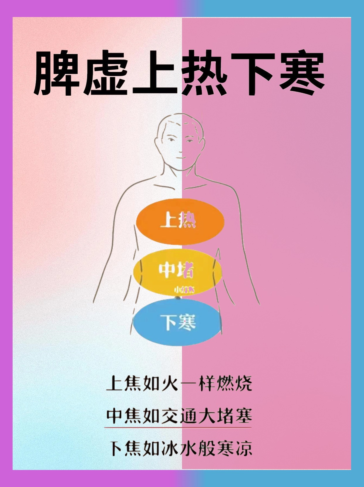 脾虚上热下寒怎么调理！