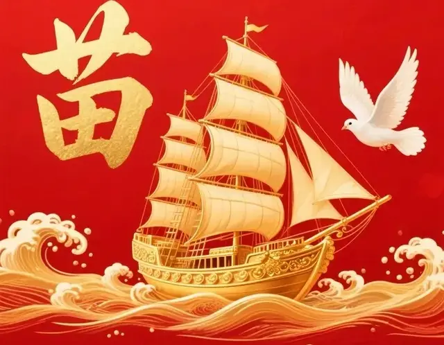 一帆风顺，万事如意精美百家姓图片分享