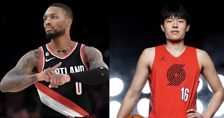 利拉德欢迎会，杨瀚森倒数第四个上场，出场顺序看出他很受重视