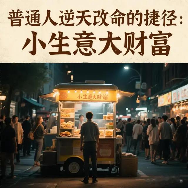 普通人逆天改命的捷径：小生意大财富