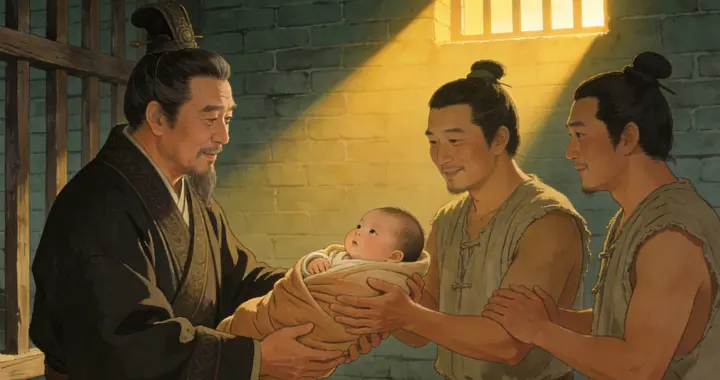 监狱长慧眼识乳母，救下死囚婴儿，没想到竟是未来皇帝