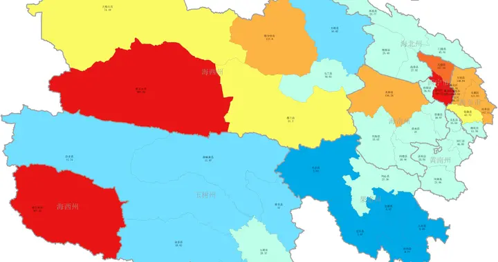 2025年青海省各地市、区县生产总值和人均生产总值