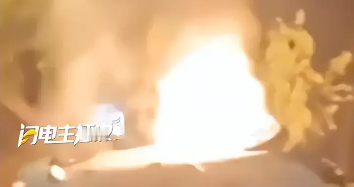 又一新能源爆燃，车门无法打开！施救者徒手掰车，车企曝光引争议