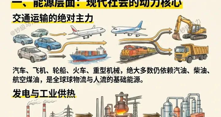 石油为啥干不掉？同体积下比电池氢能强太多，不服不行