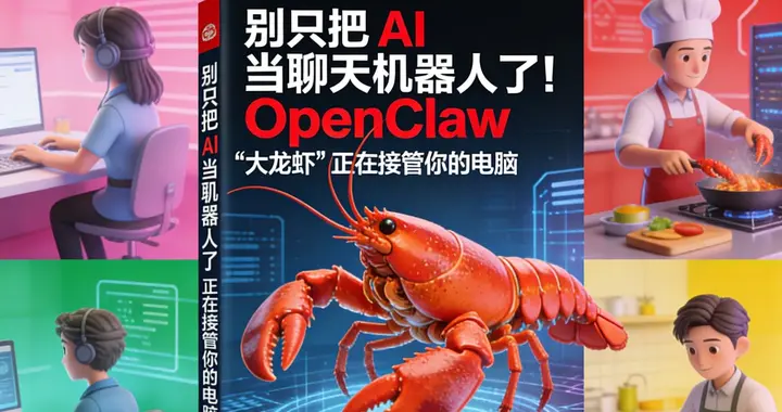 别只把 AI 当聊天机器人了！OpenClaw“大龙虾”正在接管你的电脑
