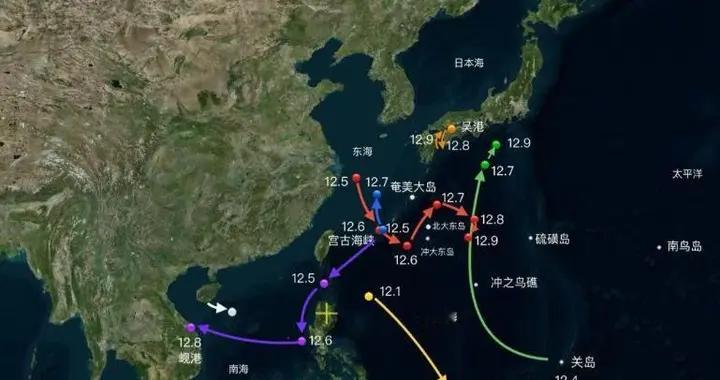 高市拦不住，日防相破防，中俄军机联合掩护辽宁舰，突破岛链