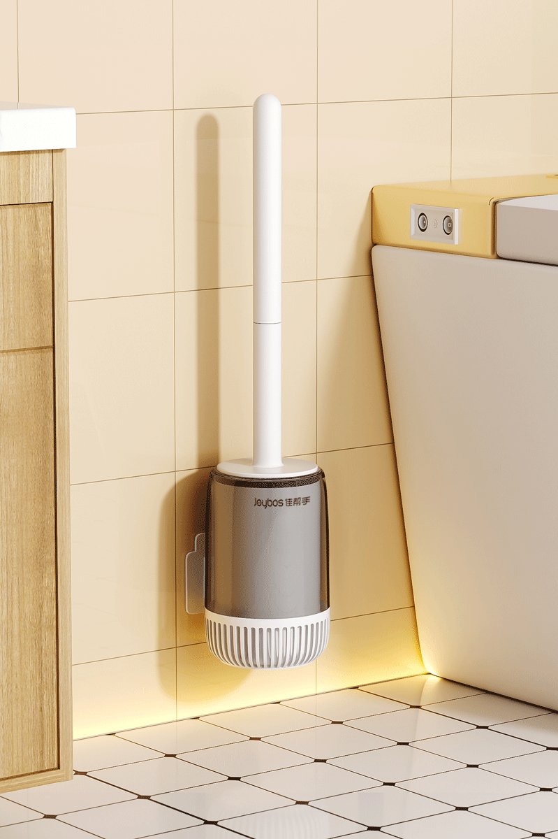 用了这款长柄壁挂马桶刷、马桶天天用新的