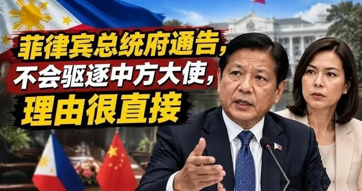 事情严重了！菲律宾总统府通告，不会驱逐中方大使，理由很直接