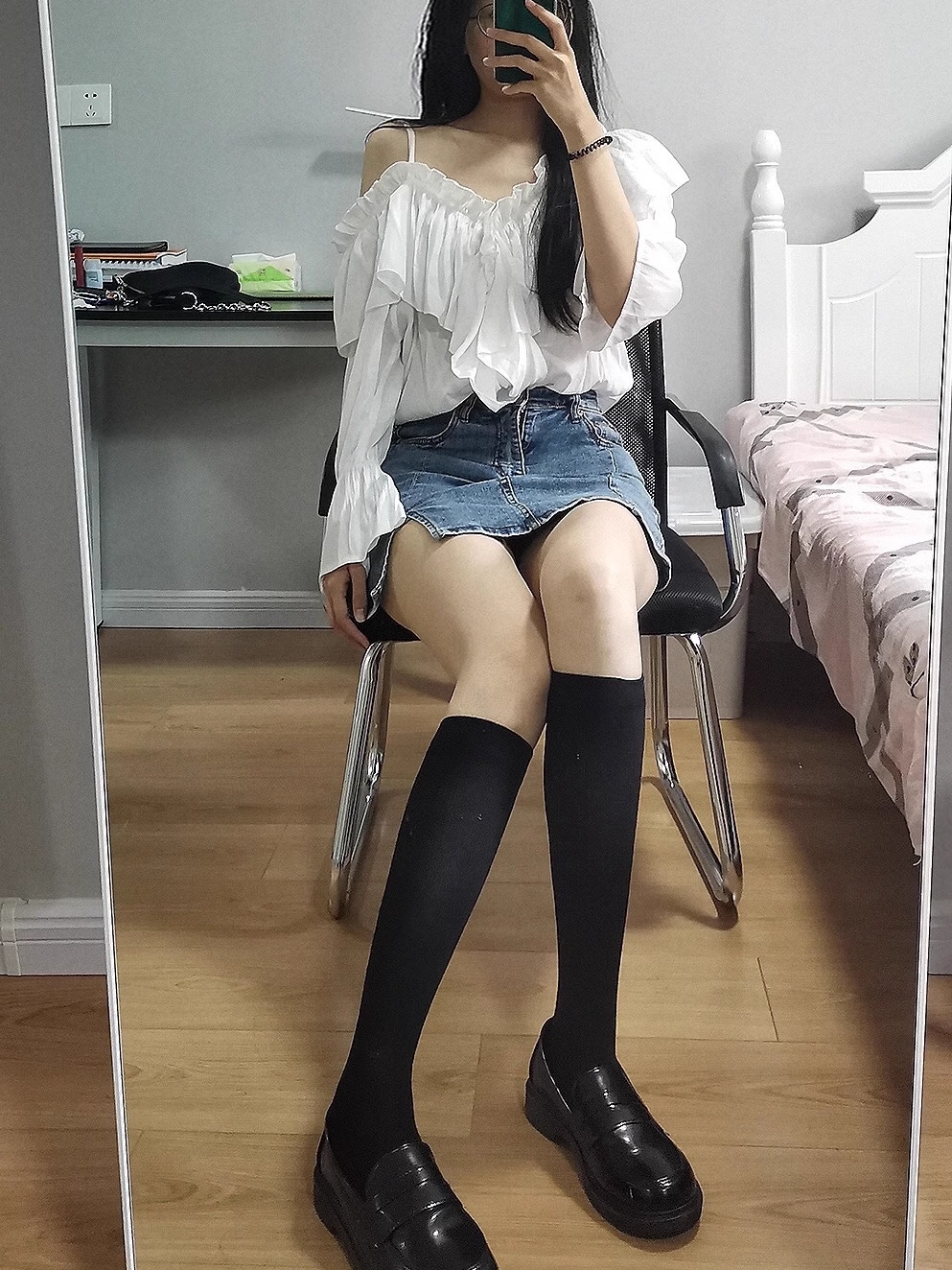黑色透肤小腿袜：显瘦小心机，性感又百搭