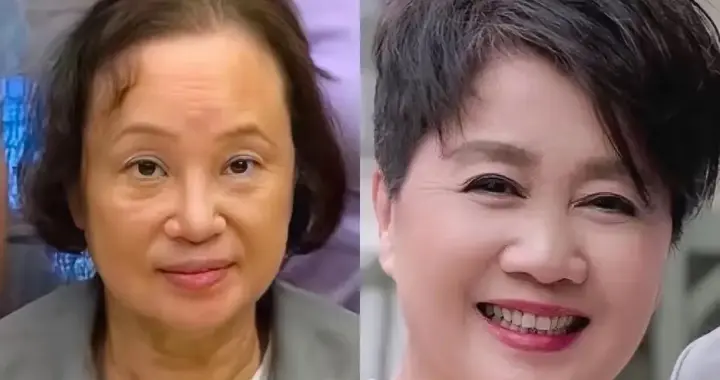 赌王三太罕见露面，非常憔悴，四太梁安琪光鲜优雅，两人差距大