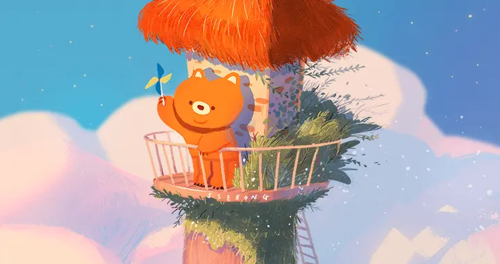 插画师 Ssebong Kim 绘画作品