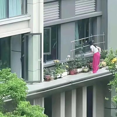 舒元卿：今天小区里拍到这一幕，真是胆子大