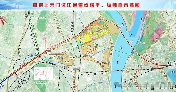 江苏在建的这条过江通道只为高铁过江