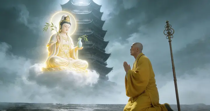 白素贞被压雷峰塔，观音捡起一片蛇鳞，大怒：法海你仔细看看