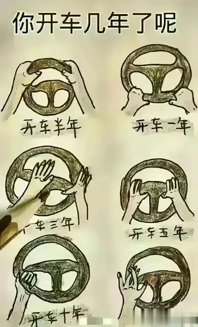 开车的姿势就可以看出，知道你开车几年了，用车的常用，司机必备