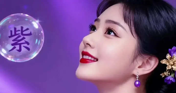 紫气东来，紫色的润味十足